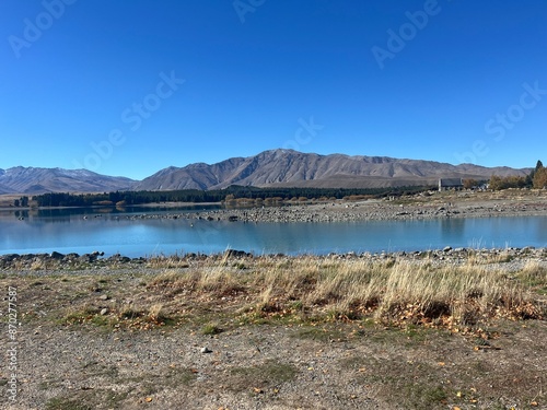 Lake Tekapo, South Island of New Zealand photo