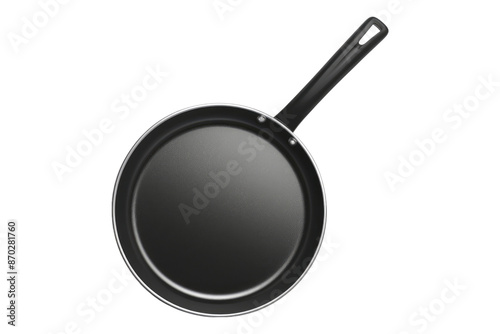 Non stick frying pan isolated on transparent background