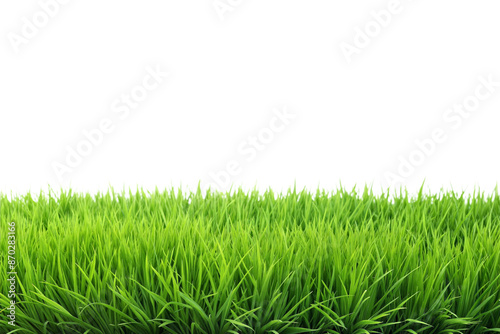 Green grass isolated on transparent background