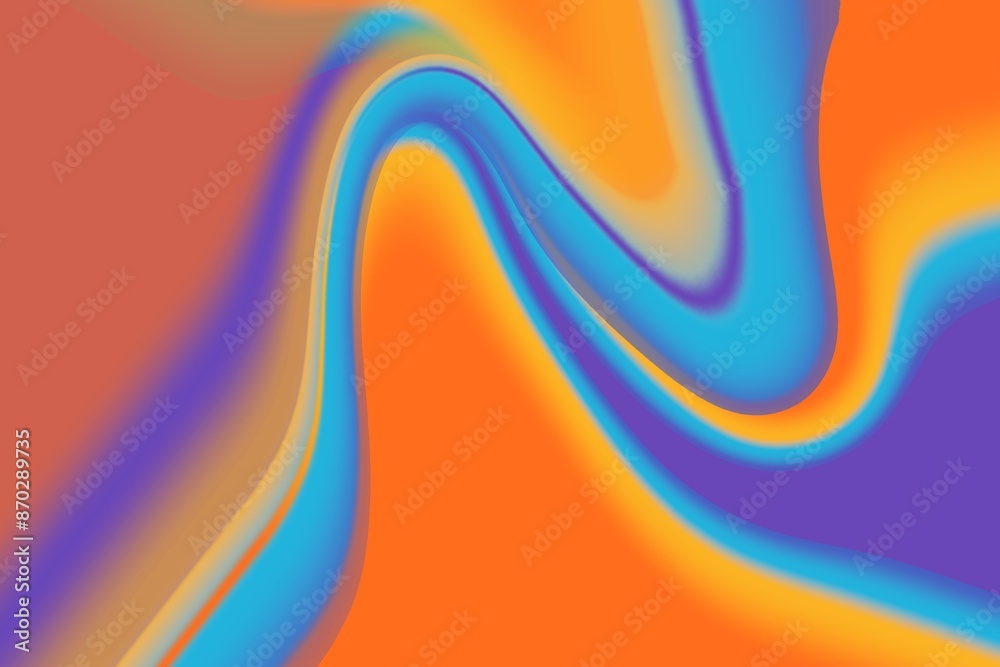 Fototapeta premium Abstract liquid background. Gradient mesh. Vibrant Gradient Background