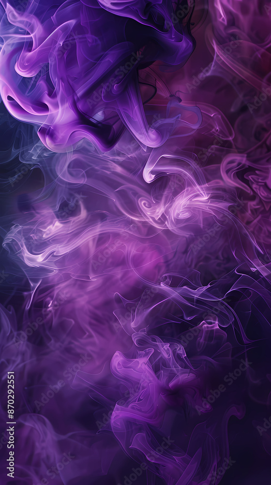 Purple smoke illustration Purple smoke illustration