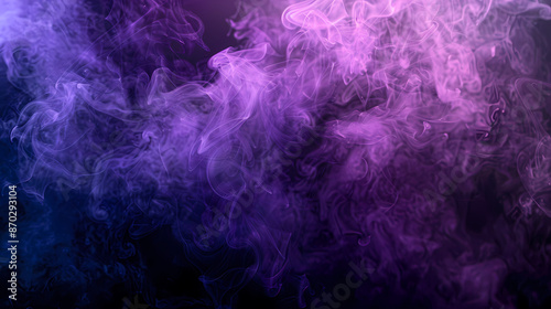 Purple smoke illustration