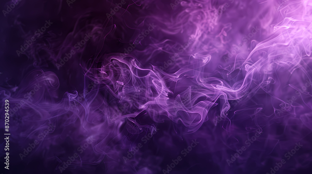 Purple smoke illustration Purple smoke illustration