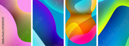 Abstract colors. Abstract backgrounds for wallpaper, business card, cover, poster, banner, brochure, header, website