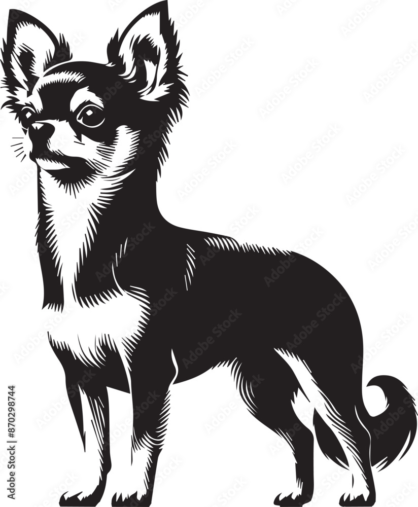 chihuahua dog vector chihuahua dog vector