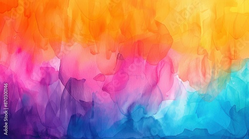 Vibrant watercolor background ideal for graphic design projects.