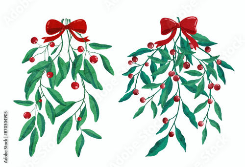 hanging mistletoe 