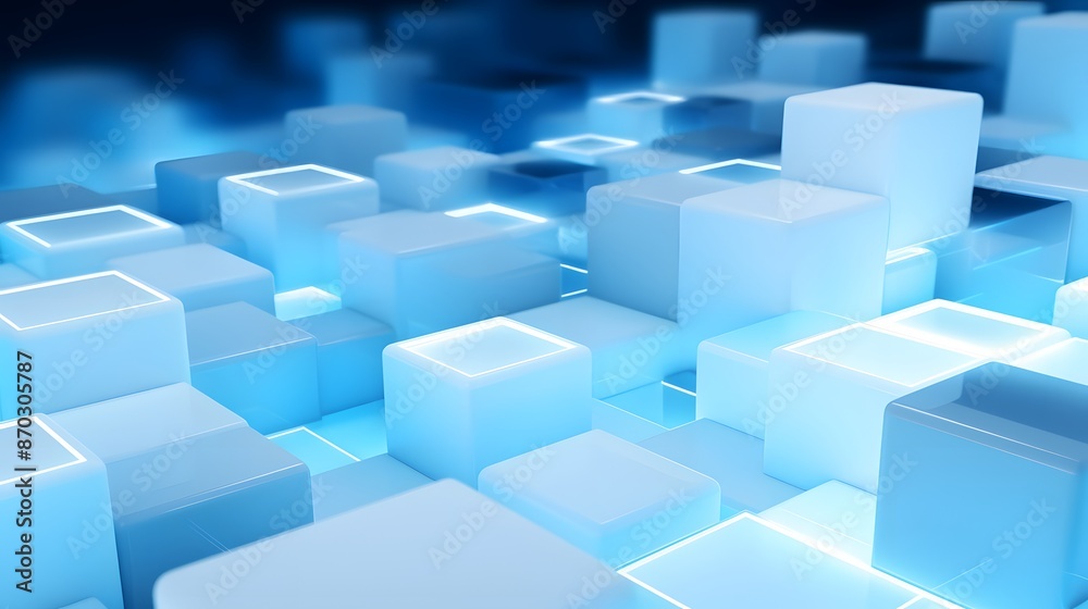 3d rendering of white and blue abstract geometric background. Scene for advertising, technology, showcase, banner, game, sport, cosmetic, business, metaverse. Sci-Fi Illustration. Product display 3d rendering of white and blue abstract geometric background. Scene for advertising, technology, showcase, banner, game, sport, cosmetic, business, metaverse. Sci-Fi Illustration. Product display