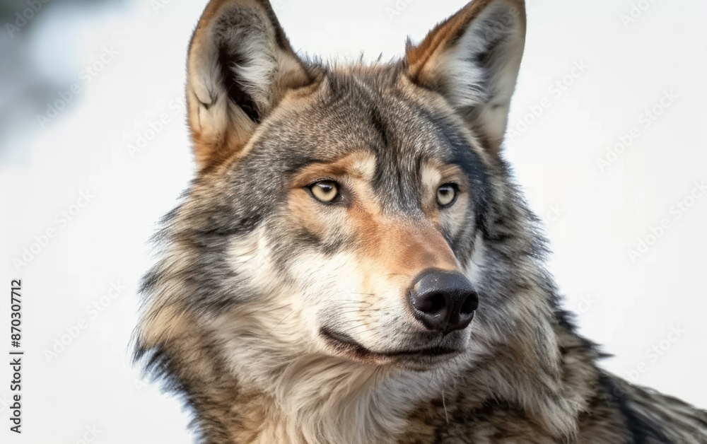 Fototapeta premium Majestic Wolf Portrait