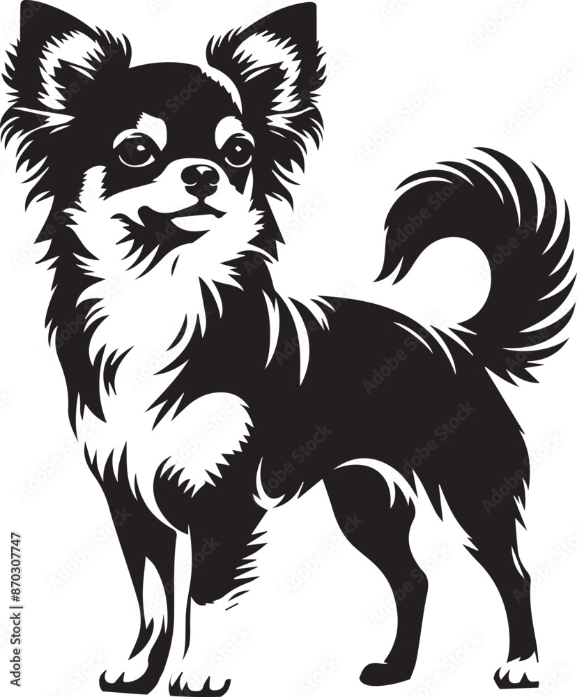 Obraz premium chihuahua dog vector
