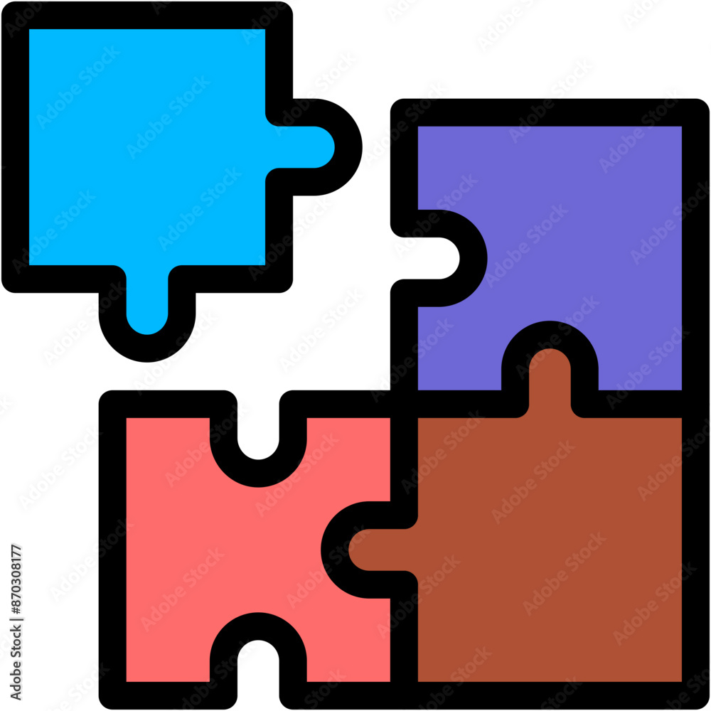Vector Icon Puzzle, Puzzle Piece, Kids, Puzzle Game, Game, Creativity Vector Icon Puzzle, Puzzle Piece, Kids, Puzzle Game, Game, Creativity