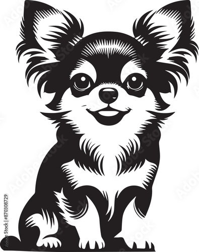 chihuahua dog vector