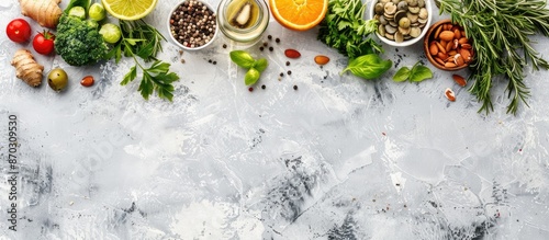 Healthy diet concept with f...