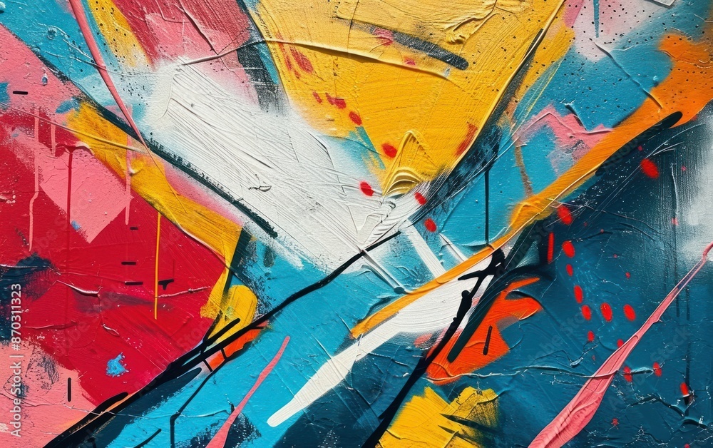 Vibrant Abstract Graffiti Art Vibrant Abstract Graffiti Art