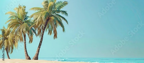 Modern summer scene featuri...