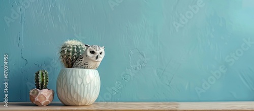 Beautiful  cactus,wooden  s...