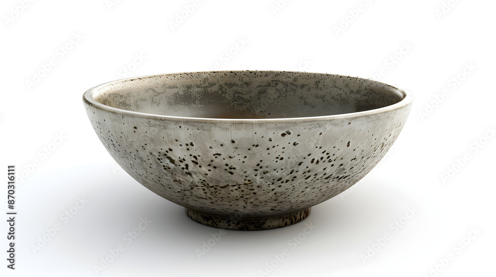 japanese ceramic bowl, render realistic grunge, in a white background japanese ceramic bowl, render realistic grunge, in a white background