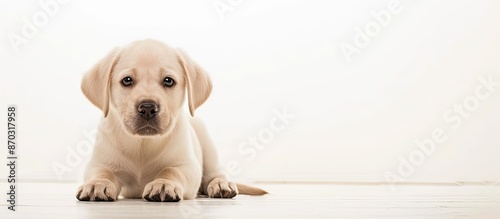 Puppy Labrador retriever cr...
