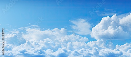 Free design blue sky panora...