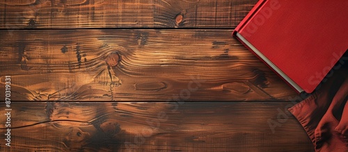 A book rests on a classic w...