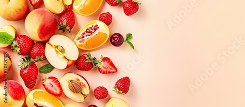 Fruit salad with strawberri...