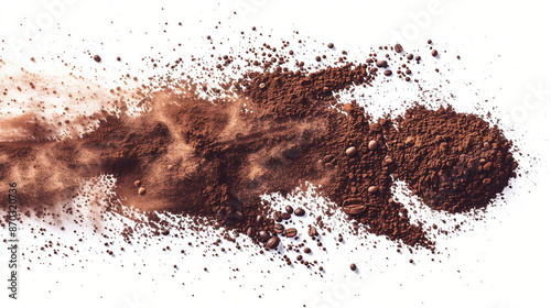 coffee power spread isolate...