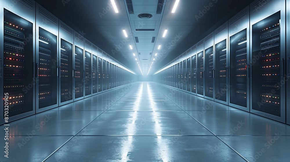 Fototapeta premium data center with server