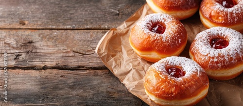 Traditional German donuts f...