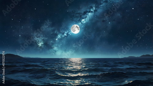 moon and stars