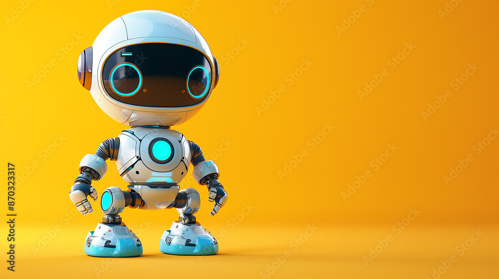 3d blender robot android Mascot 3d blender robot android Mascot