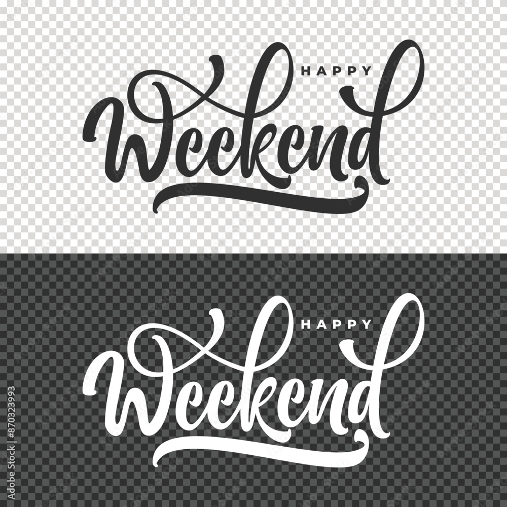 happy weekend lettering clipart element design happy weekend lettering clipart element design