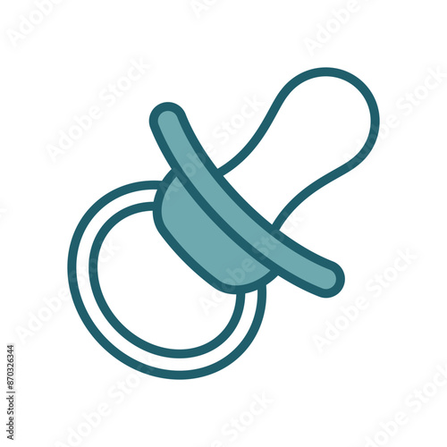 baby nipple icon vector design template simple and clean