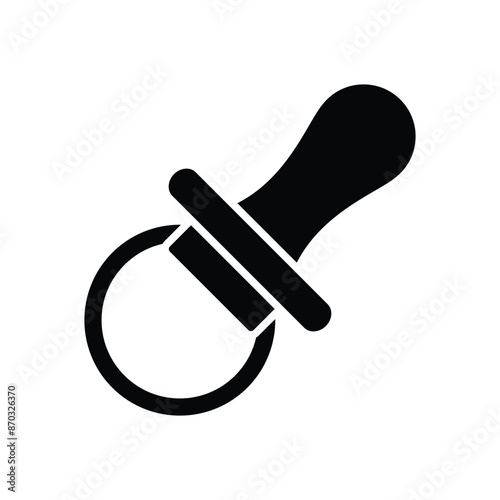 baby nipple icon vector design template simple and clean