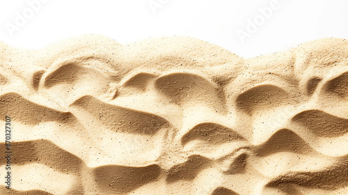 beach sand isolated on whit...