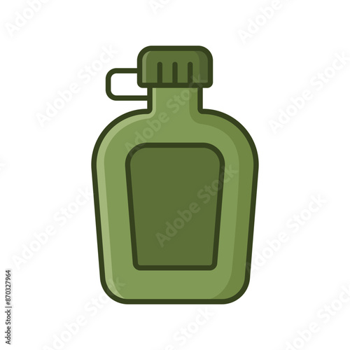 water canteen icon vector design template simple and clean