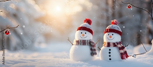 Holiday greeting card with ...