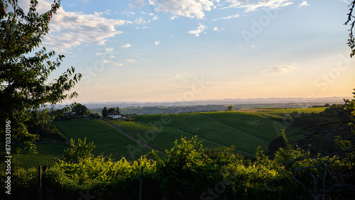 Obraz na płótnie Foto scattata nelle colline attorno Tassarolo. w salonie