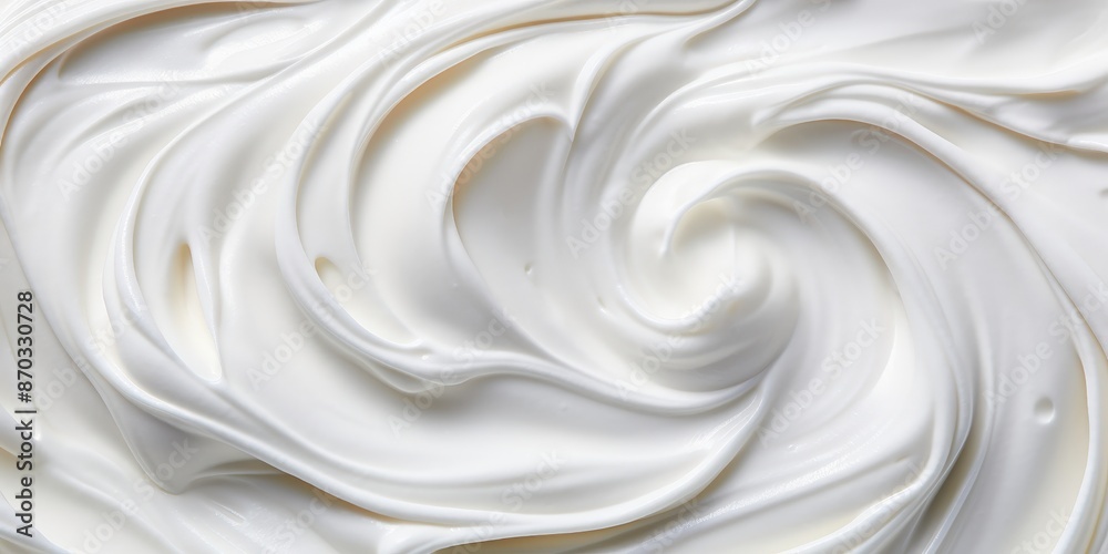 Obraz premium Abstract Swirling Creamy Texture