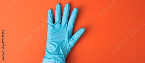 Top view of an inflated med...
