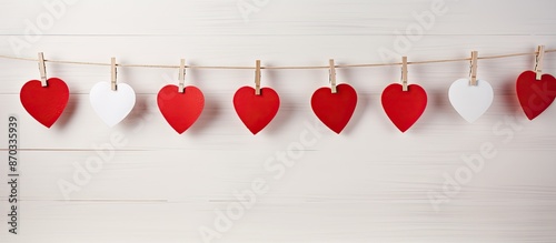 A white wooden background f...
