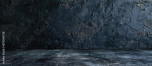 A dark floor and dark plast...