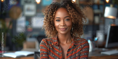 Wallpaper Mural Successful business woman looking confident and smiling Torontodigital.ca