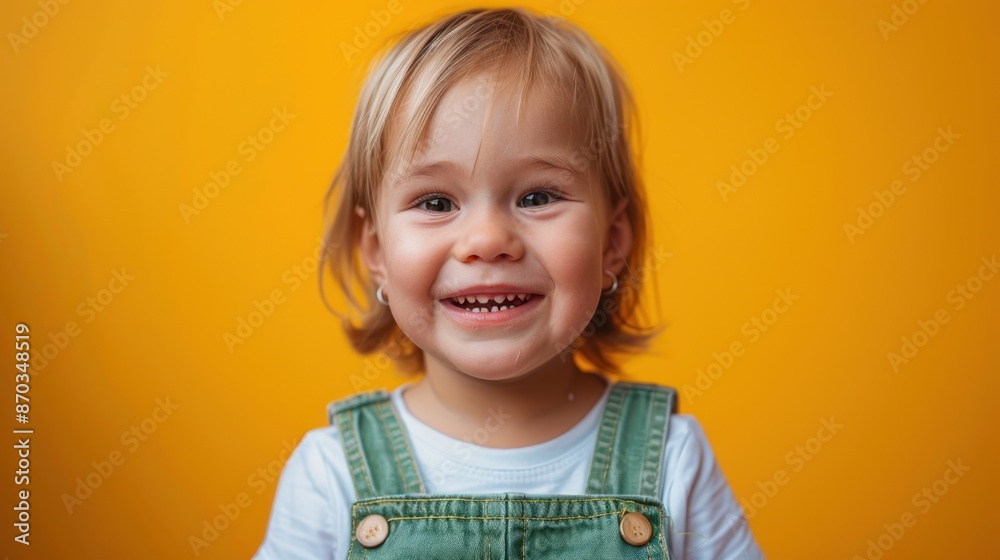 The adorable smiling child The adorable smiling child