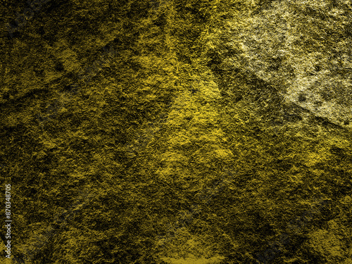 ゴツゴツした岩のテクスチャ（黄）