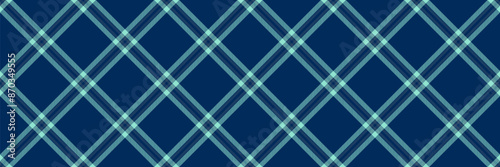 Paint vector pattern background, girl check texture plaid. Fashion fabric seamless tartan textile in blue and teal colors.
