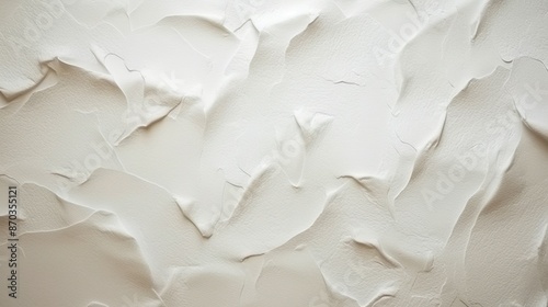 Abstract background with white leather texture with wrinkles and scratches. Luxury pattern with textile material with softness surface and folds. Header illustration for banner design. Generative AI.
