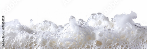 soap foam splash isolated o...