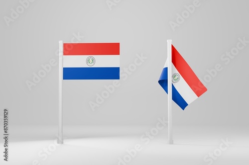Free Download Paraguay Flag 3d Illustration Stock Image - GFXLoad