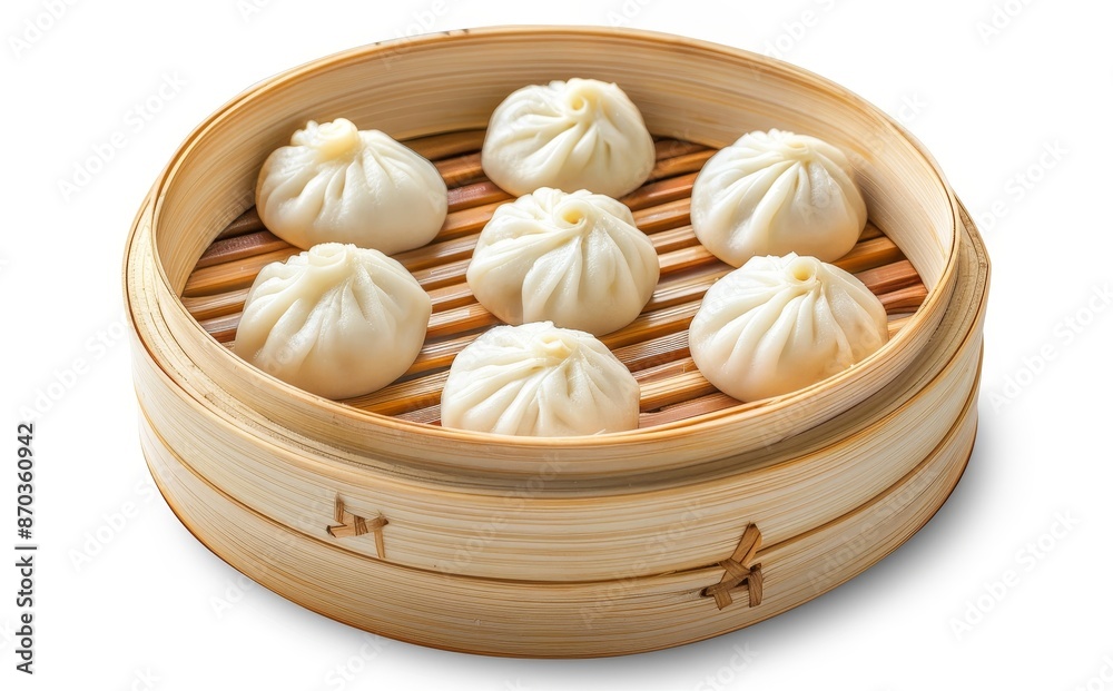 3D rendering of Chinese food, steamed stuffed bun baozi. 3D rendering of Chinese food, steamed stuffed bun baozi.