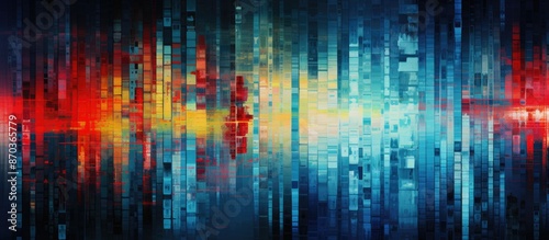 Wallpaper Mural Texture background with test screen glitch for copy space image. Torontodigital.ca